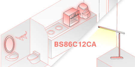 HOLTEK New BS86C12CA Touch MCU with LED Driver